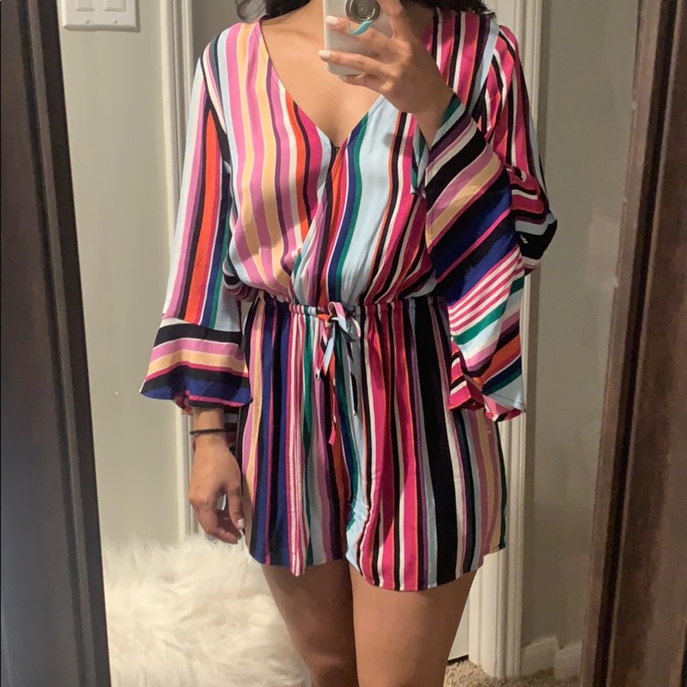 Striped Romper!